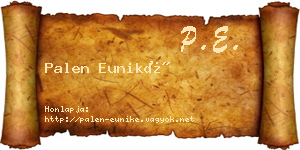 Palen Euniké névjegykártya
